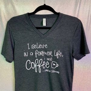 Gray Gilmore Girls Coffee Tee